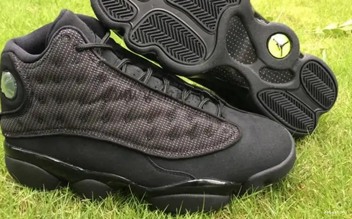 Air Authentic Retro 13 3M Jordan with Cat Black 0628